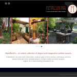 MetalSmith's web design by Wojack Hendrickson Design