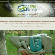 Caponi Art Park Website by Wojack Hendrickson Design