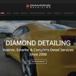 Diamond Detailing Website by Wojack Hendrickson Design