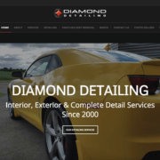 Diamond Detailing Website by Wojack Hendrickson Design