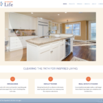 The Organized Life Website by Wojack Hendrickson Design