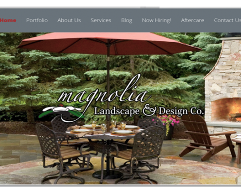 Magnolia Landscape Design home page