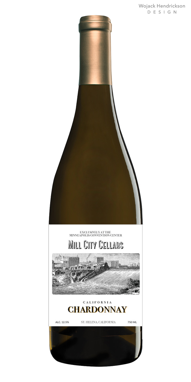 Mill City Cellars mockup design by Wojack Hendrickson design